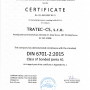 certificate DIN 6701 TRATEC-CS akt 2020 en